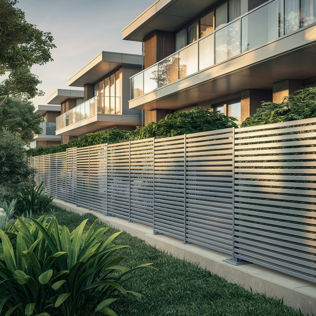 Sunbury aluminium fence